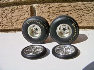 1 18 Set of 4 Acme Pure Hell Altered Drag Racing Wheel Tire Set SKU A1800808W