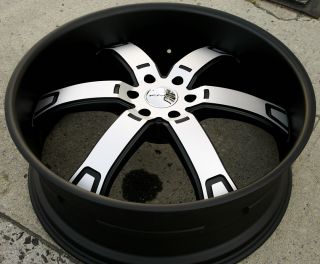 KMC Brodie KM671 26 x 10 Black Rims Wheels Chevrolet Tahoe 07 Up 6H 25