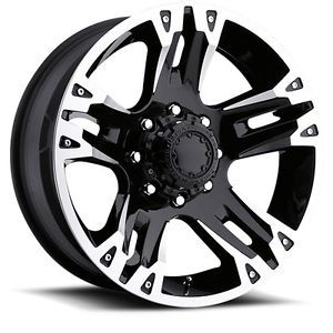16 inch 16x8 Ultra Maverick Black Wheel Rim 8x6 5 8x165 1 Avalanche 2500