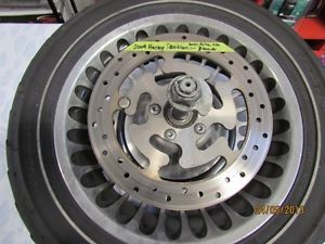 2009 Harley Davidson Ultra Classic Rear Wheel with Rotor Pulley Axle and Rim