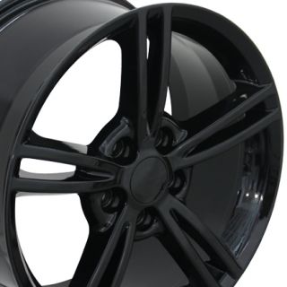 18" Black Fits Camaro Wheels 18x8 5 Set of 4 Rims Fits Chevrolet