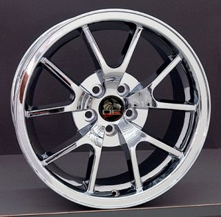 18" Chrome FR500 Wheel 18x9 Rim Fits 94 04 Mustang® GT V8 V6