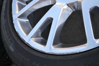 19" GM Cadillac cts Polished Staggered Wheels Rims Pirelli Pzero Tires