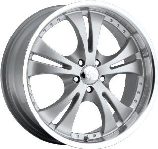 Vision Shockwave 17 Silver Wheel / Rim 5x115 with a 42mm Offset and a 74.1 Hub Bore. Partnumber 539D7790SML42 Automotive