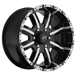 17 inch 17x9 Rev 808MB black machined wheel rim; 6x135 bolt pattern with a +12 offset. Part Number 808MB 7906312 Automotive