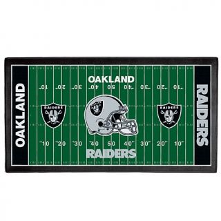Oakland Raiders NFL Football Field Welcome Door Mat