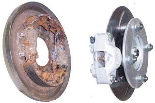 HONDA FRONT DISC BRAKE CONVERSION KIT, Manufacturer HIGH LIFTER, Manufacturer Part Number HLHONDB 1 AD, Stock Photo   Actual parts may vary. Automotive