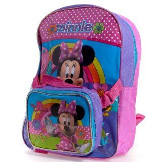 Disney Minnie Mouse 16 Inch School Backpack with Detachable Lunch Bag Toys & Games