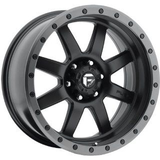 Fuel Trophy 17 Black Wheel / Rim 5x5.0 with a  6mm Offset and a 78.1 Hub Bore. Partnumber D55117857345 Automotive