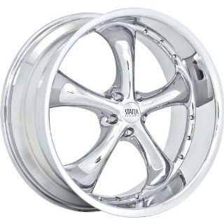 Status Retro 20 Chrome Wheel / Rim 5x115 with a 20mm Offset and a 73.1 Hub Bore. Partnumber S818KP5G20C73 Automotive
