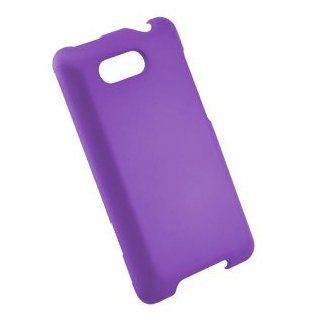 Premium Rubberized Purple Snap On Cover for HTC Aria 