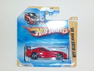 2010 Hot Wheels HW Premiere Red '08 Viper SRT10 ACR #24 on International Short Card Toys & Games
