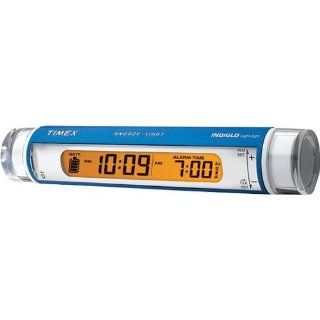 Timex T117L Travel Alarm Clock with Flashlight (Blue) (Discontinued by Manufacturer) Electronics