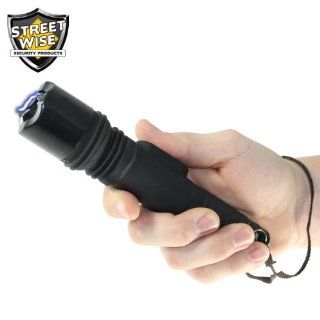 Rechargeable 4 Million Volt Security Guard Stun Flashlight   LIFETIME WARRANTY (PLEASE See Shipping Restrictions Before Ordering) Sports & Outdoors