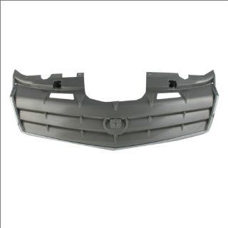 CarPartsDepot, Dark Gray Front Grille Grill Assembly Chrome Molding Plastic, 400 141644 GM1200612 15925771 Automotive
