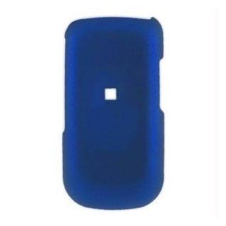 Rubberized Blue Snap on Cover for Samsung SGH T139 Cell Phones & Accessories