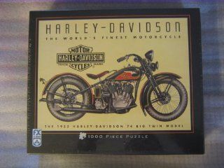 133 Harley Davidson 74 Big Twin Model 1000 Piece Puzzle Toys & Games