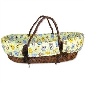 Chibi 4 Piece Moses Basket Set by Trend Lab   Baby Baskets   Moses Baby Baskets