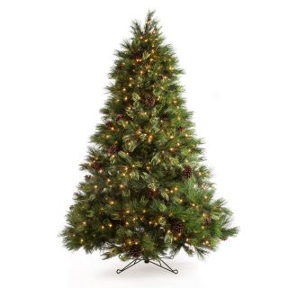 7.5 ft. White Pine Pre Lit Christmas Tree   Christmas Trees