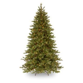 7.5 ft. Feel Real Yukon Fir Hinged Pre Lit Christmas Tree   Christmas Trees