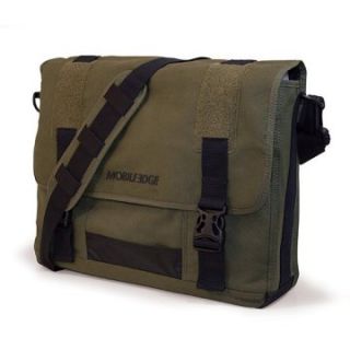 Mobile Edge 17.3 Inch Eco Friendly Canvas Messenger Bag   Olive   Messenger Bags