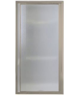Sterling Vista Pivot II™ 1505D 27N G10 27.5W x 65.5H in. Pebbled Glass Shower Door   Bathtub and Shower Doors