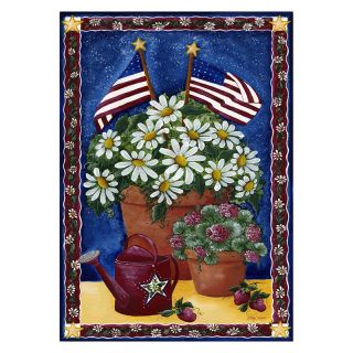 Toland 28 x 40 in. American Daisies House Flag   Flags