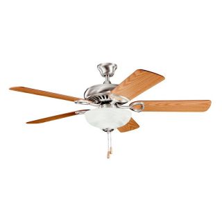 Kichler 339213BSS Monarch II Select 52 in. Indoor Ceiling Fan   Brushed Stainless Steel   Energy Star   Ceiling Fans