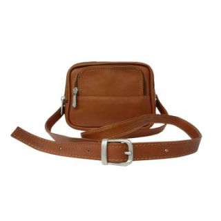 Piel Leather Travelers Camera Bag   Saddle   Travel Accessories