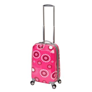 Rockland Luggage 20 in. Polycarbonate Carry On Luggage   Pink Pearl   Luggage