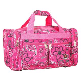 Rockland Luggage 19 in. Tote Bag   Pink Bandana   Luggage