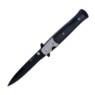 Whetstone The Black Pearl Stiletto Linerlock Knife   Knives