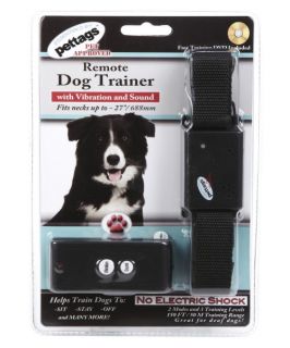 Pet Tags Remote Dog Trainer   Black   Training