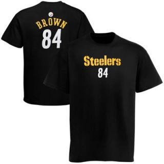 Antonio Brown Pittsburgh Steelers Youth Primary Name and Number T Shirt   Black