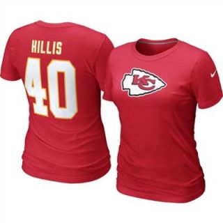 Nike Peyton Hillis Kansas City Chiefs Womens Name & Number T Shirt