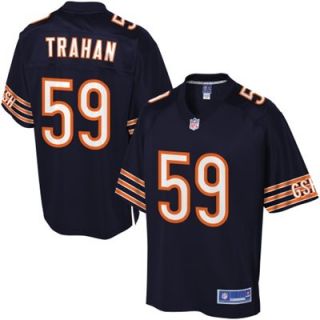 Pro Line Mens Chicago Bears Patrick Trahan Team Color Jersey