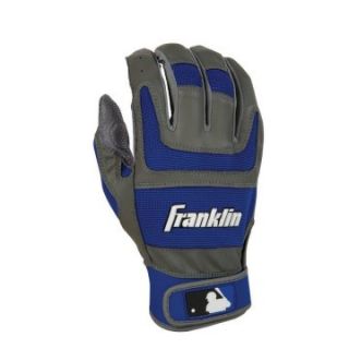 Franklin Shok Sorb Pro Series Home and Away Youth Batting Gloves   Royal   Players Equipment