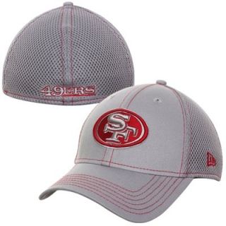 New Era San Francisco 49ers Neo 39THIRTY Flex Hat   Gray