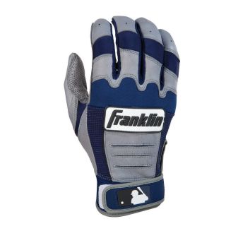 Franklin CFX Pro Series Adult Batting Gloves   Gray/Navy   Players Equipment