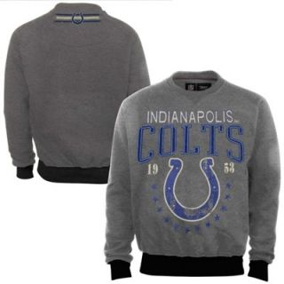 Indianapolis Colts Big Time Crew Neck Sweatshirt   Ash