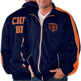 Chicago Bears Two Point Conversion Full Zip Jacket   Navy Blue