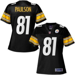 Pro Line Womens Pittsburgh Steelers David Paulson Team Color Jersey