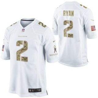 Nike Matt Ryan Atlanta Falcons Salute to Service Game Jersey   White