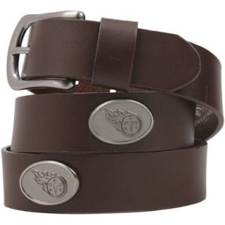Tennessee Titans Brown Leather Concho Belt