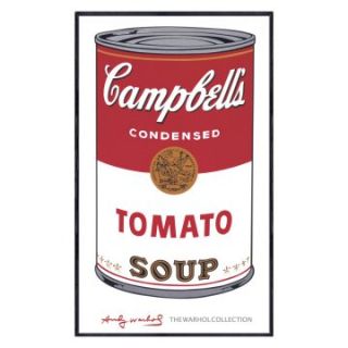 Campbells Soup I Tomato   1968   18 x 12 in.   Framed Wall Art