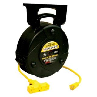 Reelcraft Medium Duty Cord Reel with Triple Outlet   Equipment