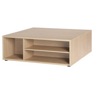 didit click furniture Essential Oak Light Square Coffee Table   Coffee Tables