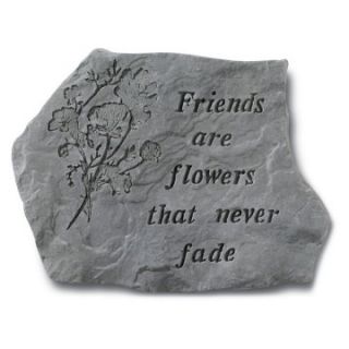 Friends Are Flowers Garden Stone   Garden & Memorial Stones