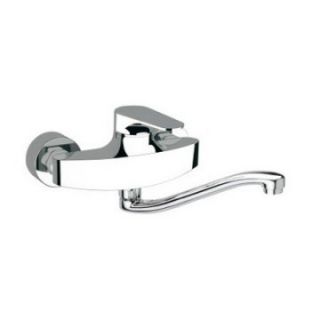 Remer by Nameeks L41SUS Single Handle Wall Mount Kitchen Faucet   Kitchen Faucets