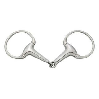 Kelly Silver Star Hollow Mouth Eggbutt Snaffle Bit   English Saddles and Tack